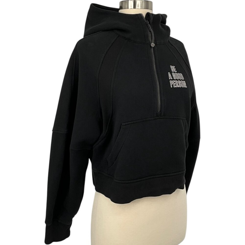 Lululemon x BAGP Scuba Oversized 1/2 Zip Hoodie Black Size XS / S Sweatshirt - Picture 6 of 7